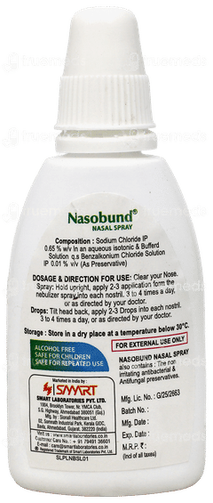 Nasobund Nasal Spray 10Ml