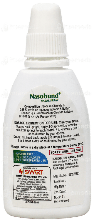 Nasobund Nasal Spray 10Ml