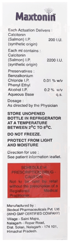 Maxtonin Nasal Solution 6Ml Maxtonin Nasal Solution 6Ml