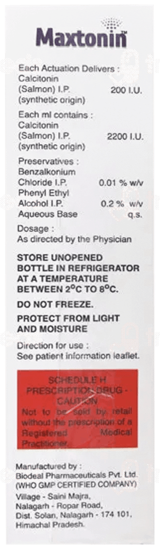 Maxtonin Nasal Solution 6Ml