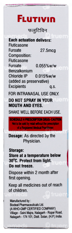 Flutivin Nasal Spray 6gm