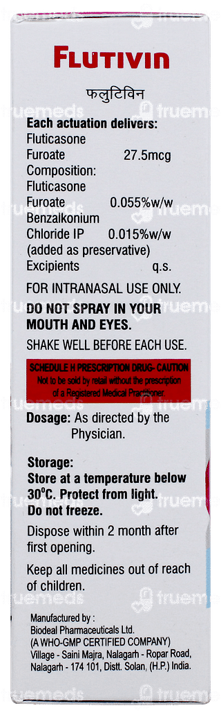 Flutivin Nasal Spray 6gm