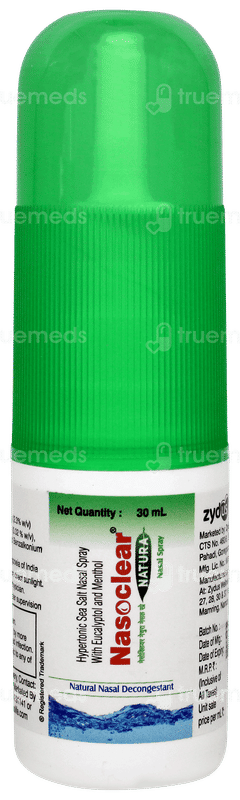 Nasoclear Natura Nasal Spray 30ml