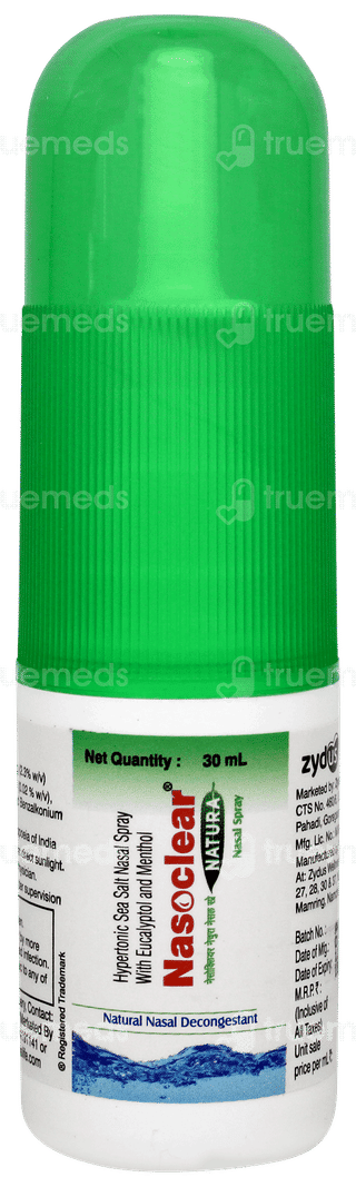 Nasoclear Natura Nasal Spray 30ml