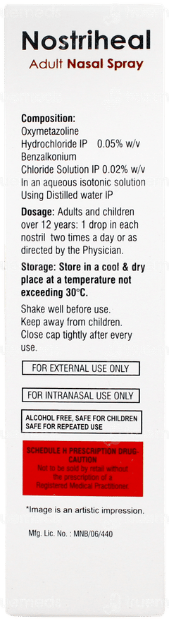 Nostriheal Adult Nasal Spray 10ml Nostriheal Adult Nasal Spray 10ml