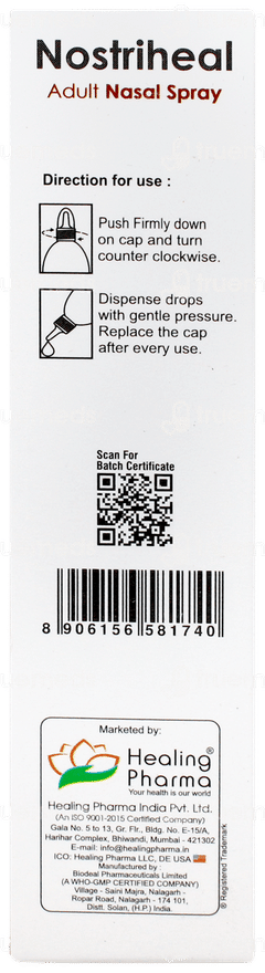 Nostriheal Adult Nasal Spray 10ml Nostriheal Adult Nasal Spray 10ml