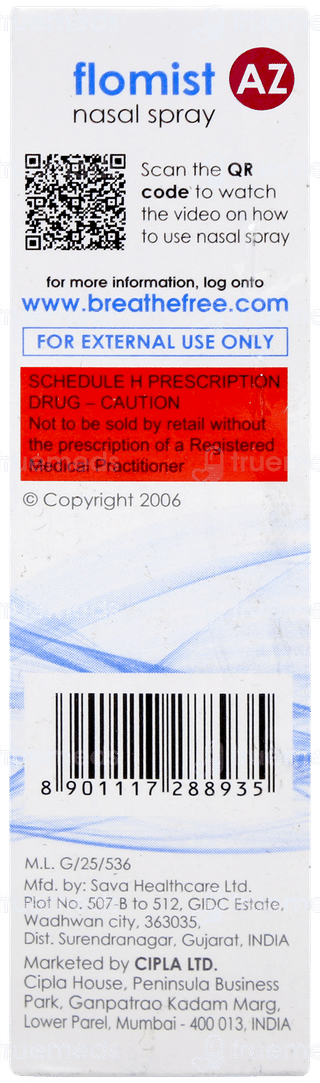 Flomist Az Nasal Spray 9.8gm