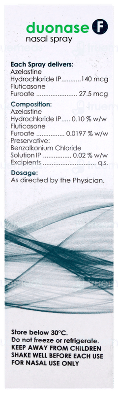 Duonase F Nasal Spray 9.8gm Duonase F Nasal Spray 9.8gm