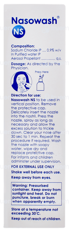 Nasowash Ns Nasal Spray 100ml