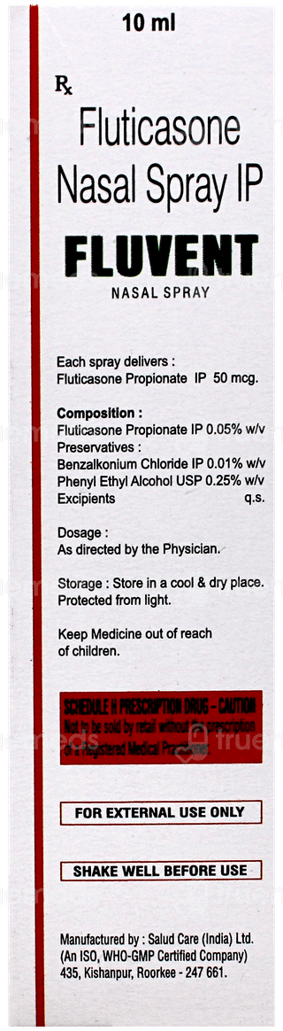 Fluvent Nasal Spray 100Mdi