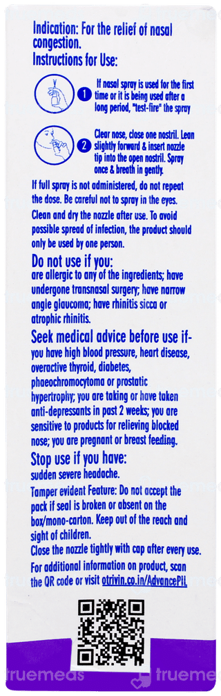 Otrivin Advance New Nasal Spray 10gm