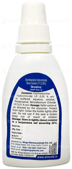 Wincold Oxy Nasal Spray 10ml