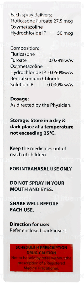 Nazomac Ox Nasal Spray 70mdi