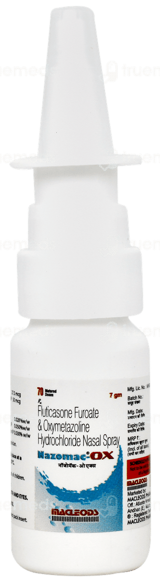 Nazomac Ox Nasal Spray 70mdi