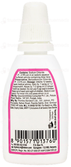 Otrivin Baby Saline Nasal Spray 20ml