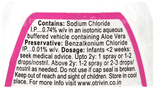 Otrivin Baby Saline Nasal Spray 20Ml