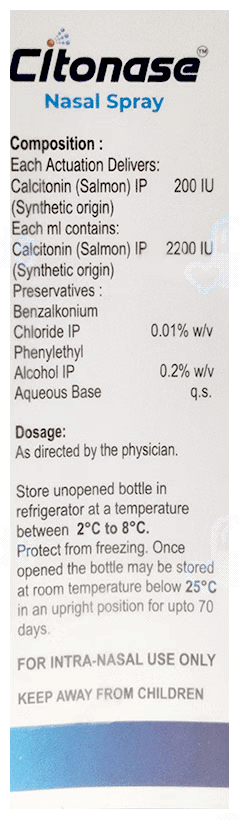Citonase New Nasal Spray 6.85Ml Citonase New Nasal Spray 6.85Ml