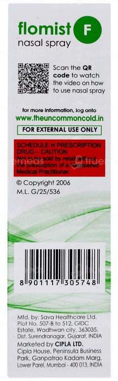 Flomist F Nasal Spray 12gm