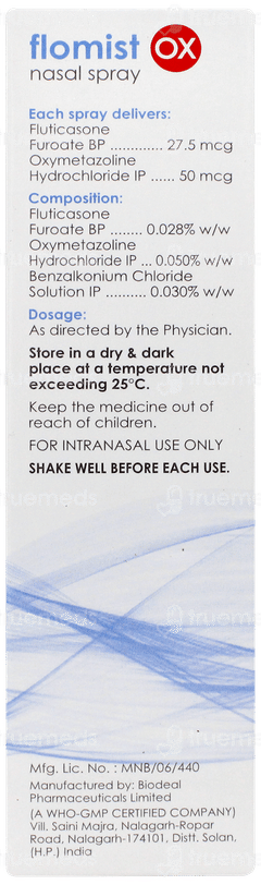 Flomist Ox Nasal Spray 7gm