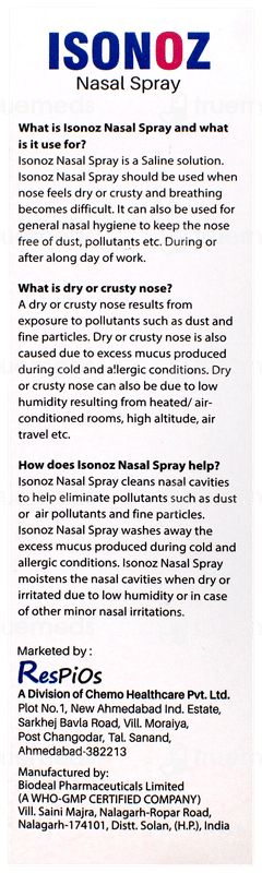 Isonoz Nasal Spray 100ml