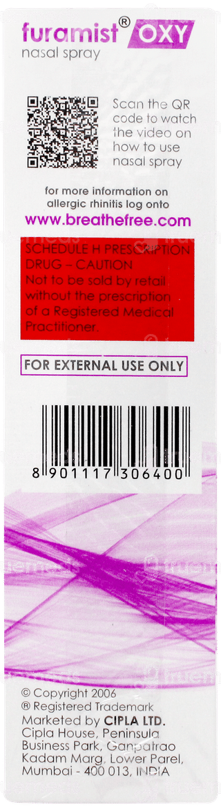 Furamist Oxy Nasal Spray 70mdi