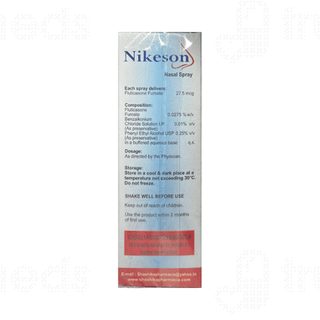 Nikeson Nasal Spray 120mdi