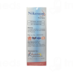 Nikeson Nasal Spray 120mdi