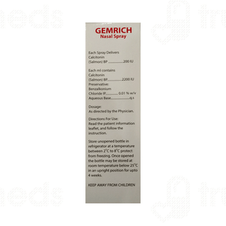 Gemrich Nasal Spray 3.7ml