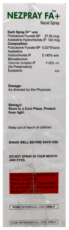 Nezpray Fa+ Nasal Spray 7gm