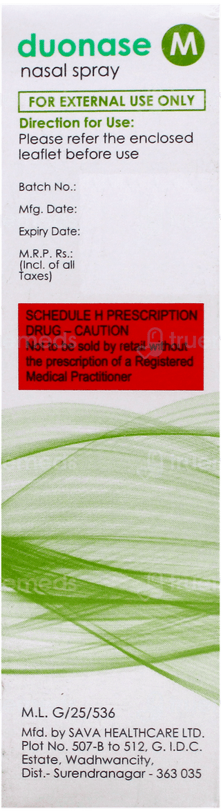 Duonase M Nasal Spray 9.5Gm