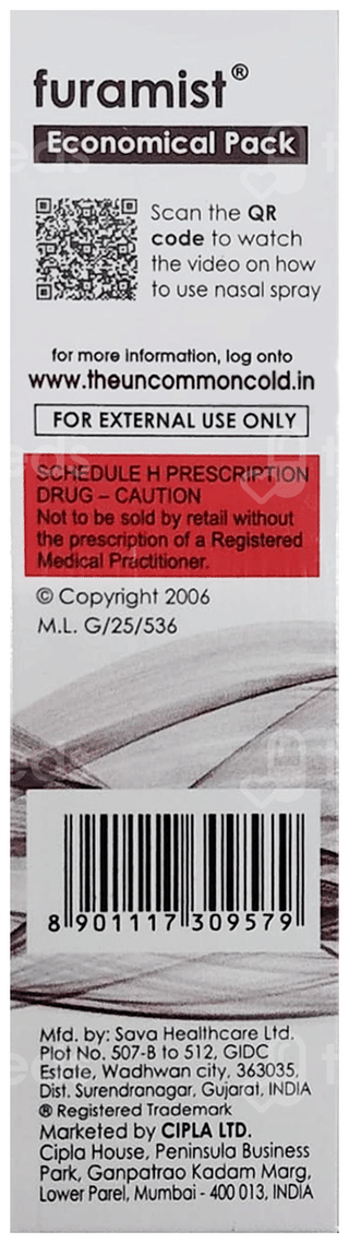 Furamist Economical Pack Nasal Spray 12Gm