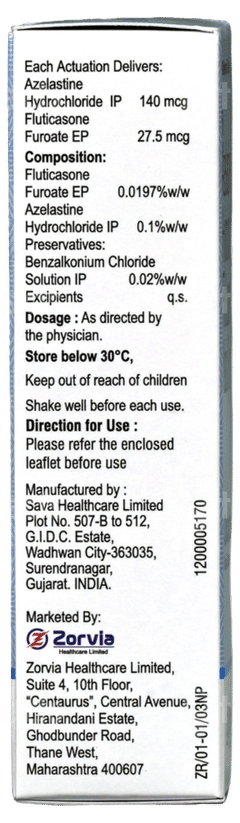 Oxotica Az Nasal Spray 9.8Gm