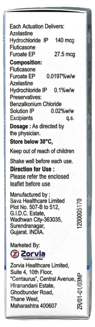 Oxotica Az Nasal Spray 9.8Gm