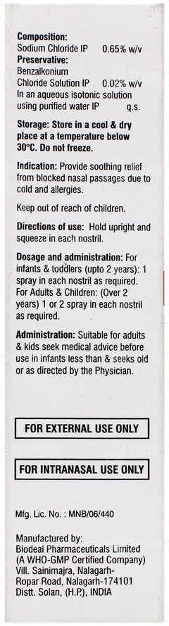 Elders Saline Nasal Spray/Drops 20Ml