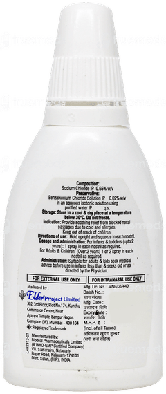 Elders Saline Nasal Spray/Drops 20Ml