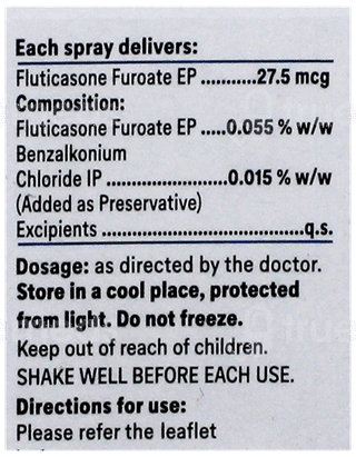 Xyzal Cfc Free Nasal Spray 6Gm