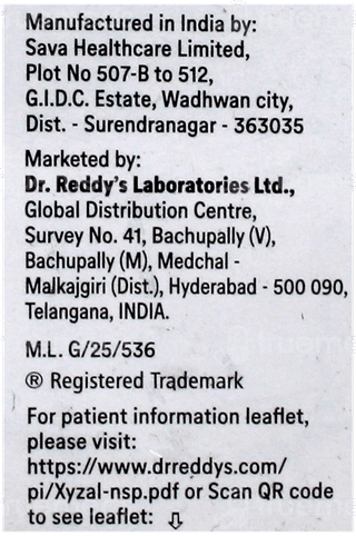 Xyzal Cfc Free Nasal Spray 6Gm