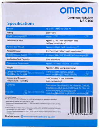 Omron Ne C106 Compressor Nebulizer 1