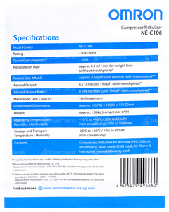 Omron Ne C106 Compressor Nebulizer 1