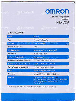 Omron Ne C28 Compressor Nebulizer 1