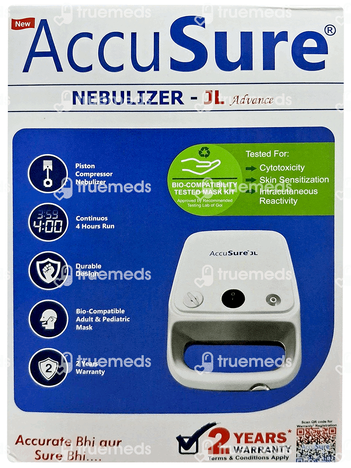 Accusure Nebulizer Advance Jl 1 - Uses, Side Effects, Dosage, Price ...