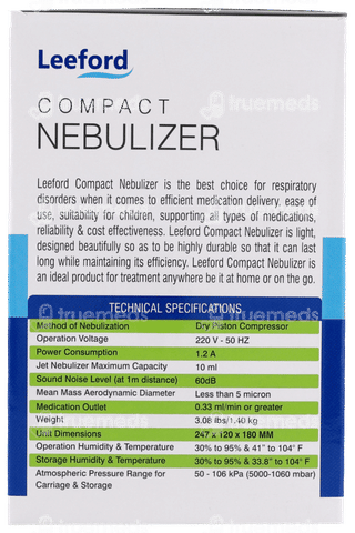 Leeford Compact Nebulizer 1