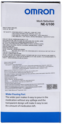 Omron Ne U100 Microair Mesh Nebulizer 1