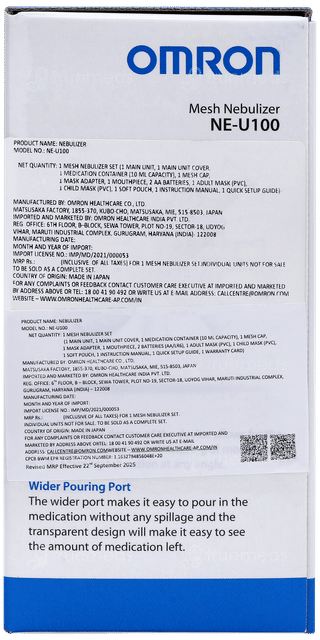 Omron Ne U100 Microair Mesh Nebulizer 1