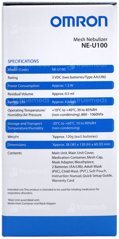 Omron Ne U100 Microair Mesh Nebulizer 1