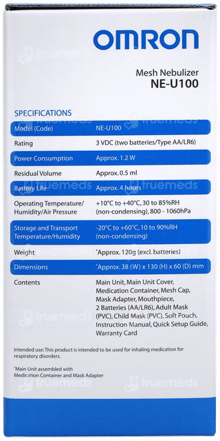 Omron Ne U100 Microair Mesh Nebulizer 1