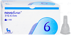Novofine 31g 6mm Needle 1 Novofine 31g 6mm Needle 1