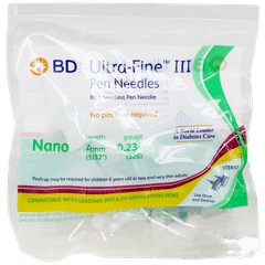 Bd Ultra Fine Nano Pen Needle Pack Of 5