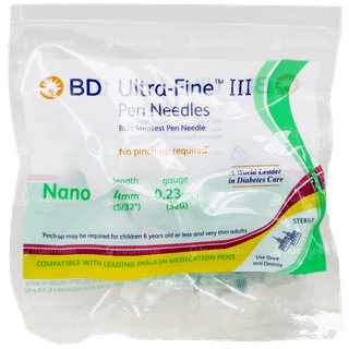 Bd Ultra Fine Nano Pen Needle Pack Of 5