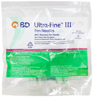 Bd Ultra Fine Nano Pen Needle Pack Of 5